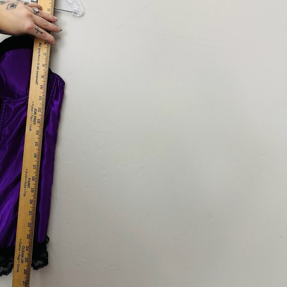 The Escante Collection Black And Purple Corset Women’s Size 1X - Picture 3 of 8